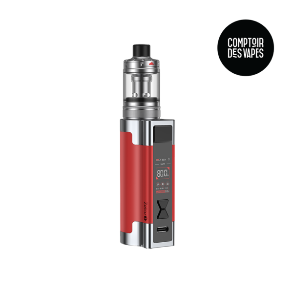 Kit Red Chrome Zelos 3 Aspire