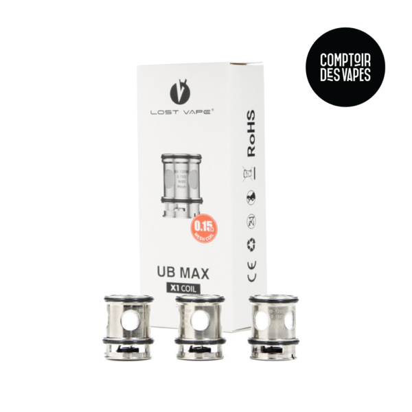 Résistances UB Max 0,15 LostVape (x3)