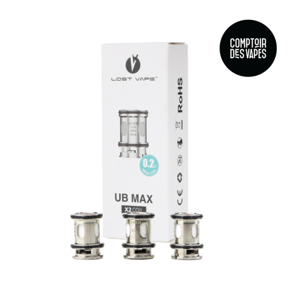 Résistances UB Max 0,2 LostVape (x3)